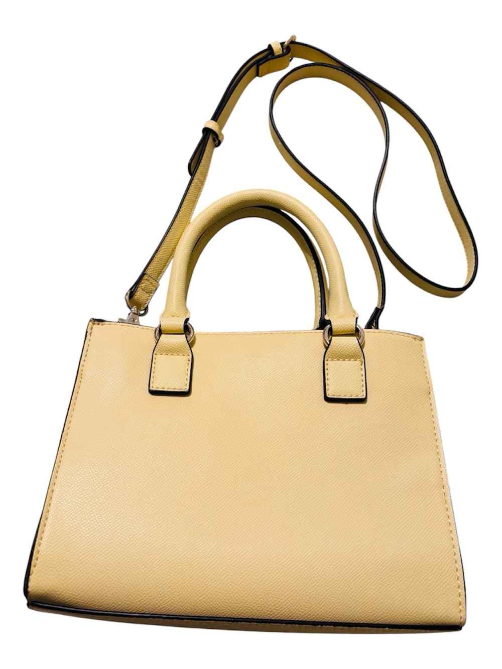 Aldo soft yellow structured satchel - EUC - Picture 3 of 8